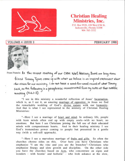 Healing Line Issue: February 1990 Cover Image