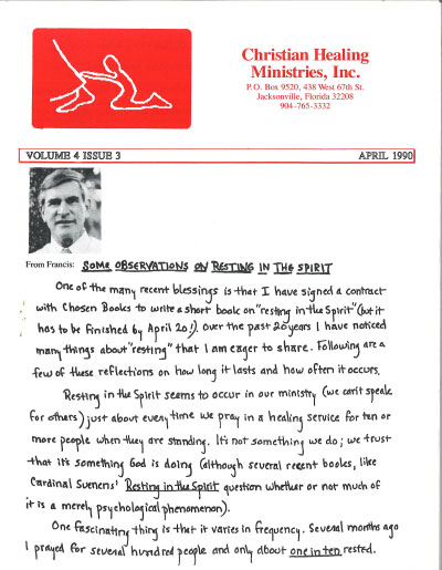 Healing Line Issue: April 1990 Cover Image