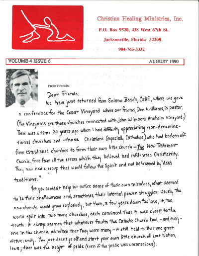 Healing Line Issue: August 1990 Cover Image