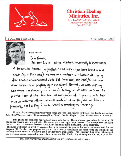 Healing Line Issue: November 1990 Cover Image