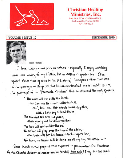 Healing Line Issue: December 1990 Cover Image