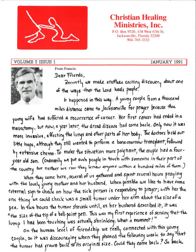 Healing Line Issue: January 1991 Cover Image