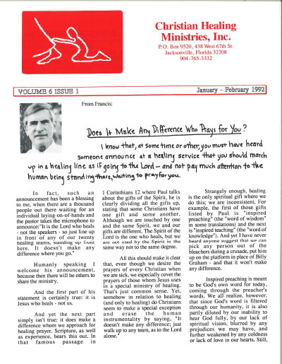 Healing Line Issue: Jan/Feb 1992 Cover Image