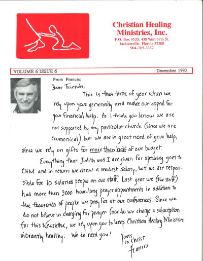 Healing Line Issue: December 1992 Cover Image