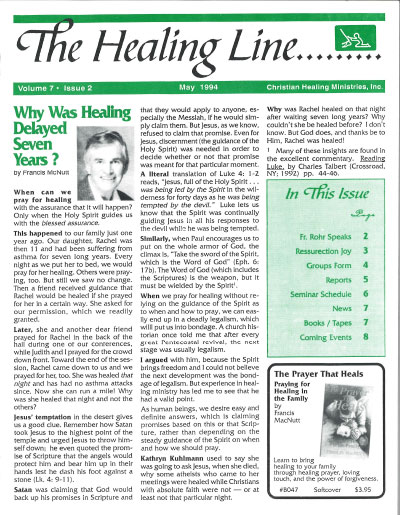 Healing Line Issue: May 1994 Cover Image