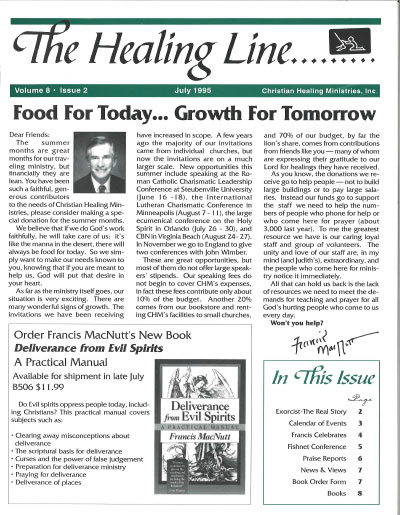 Healing Line Issue: July 1995 Cover Image