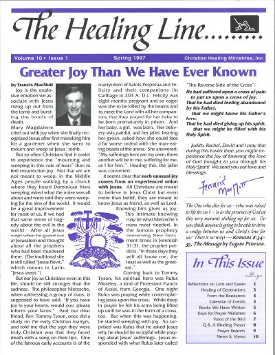 Healing Line Spring 1997 Cover Image