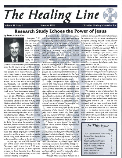 Healing Line Summer 1998 Cover Image