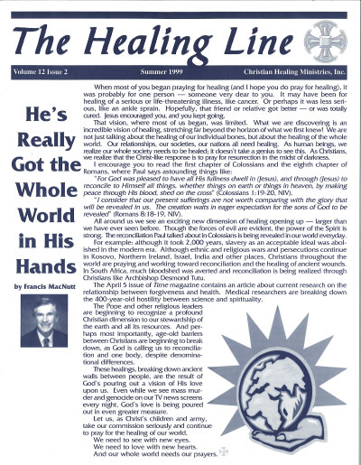 Healing Line Summer 1999 Cover Image