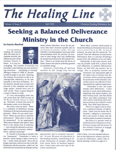 Healing Line Issue: Fall 1999 Cover Image