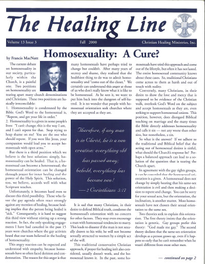 Healing Line Issue: Fall 2000 Cover Image