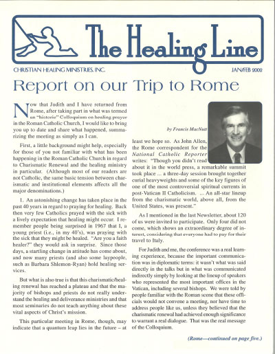 Healing Line Issue: Jan/Feb 2002 Cover Image