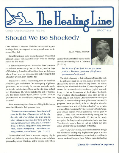 Healing Line Issue: Sep/Oct 2003 Cover Image