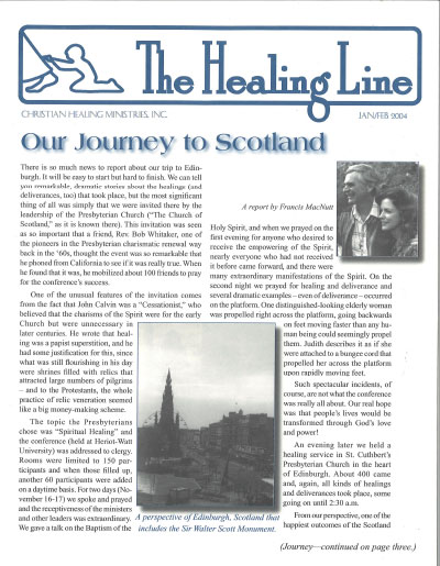 Healing Line Issue: Jan/Feb 2004 Cover Image