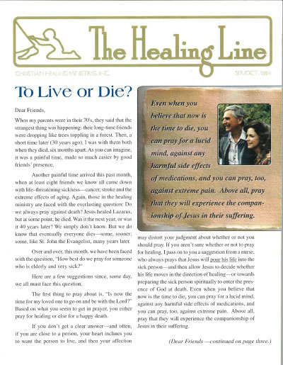Healing Line Issue: Sep/Oct 2004 Cover Image
