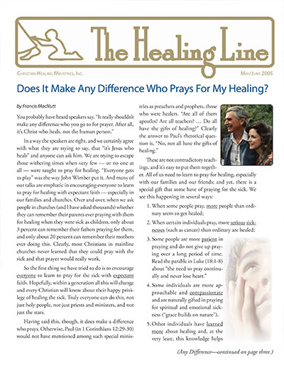 Healing Line Issue: May/Jun 2005 Cover Image