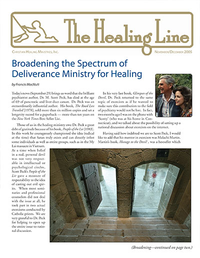 Healing Line Nov/Dec 2005 Cover Image