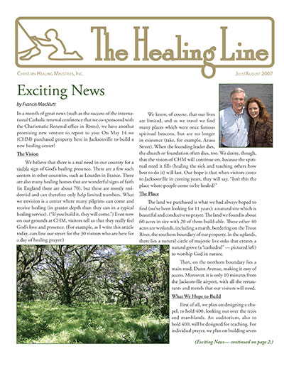Healing Line Issue: Jul/Aug 2007 Cover Image