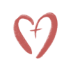 CHM heart cross icon.