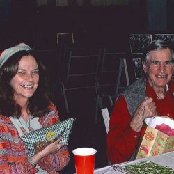 francis-and-judith-macnutt-12 Judith and Francis at a Christmas party.